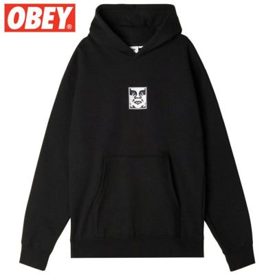 オベイ OBEY ICON EXTRA HEAVY HOOD(BLACK)
