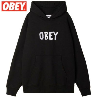 オベイ OBEY OG TYPE EXTRA HEAVY HOOD(BLACK)