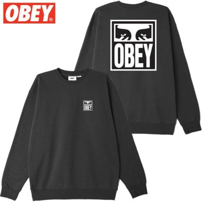オベイ OBEY OBEY EYES ICON CREW(BLACK)