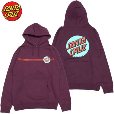 サンタクルーズ SANTA CRUZ OTHER DOT PULLOVER HOOD(MAROON)