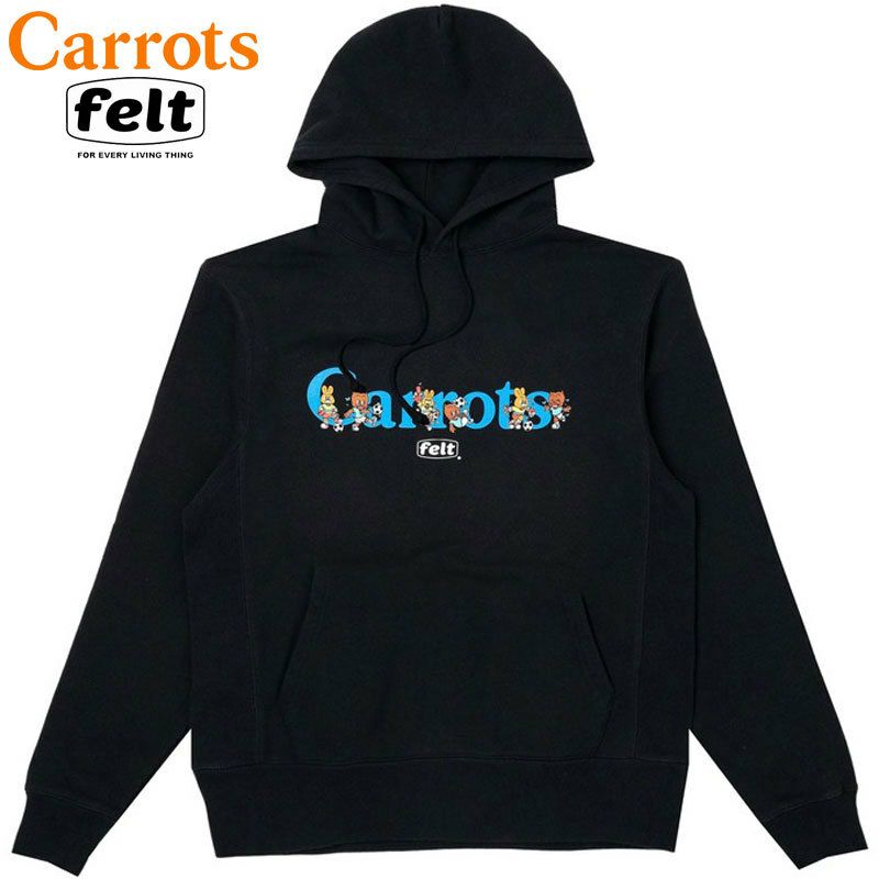 carrots フーディ ブラックXL キャロッツ パーカー - トップス