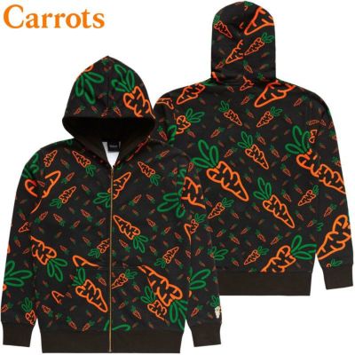 キャロッツ Carrots ALL OVER CARRTOS HOODIE(BLACK)