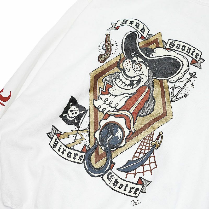 ヘッドグーニー HEADGOONIE PIRATECHOICE LONGSLEEVE T-shirts(WHITE) |  大阪心斎橋アメリカ村のセレクトショップWARP(ワープ)の公式オンラインストア！