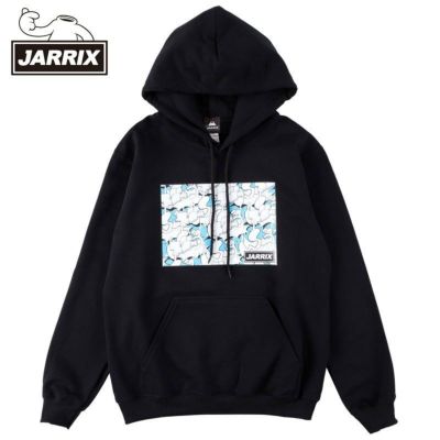 ジャリックス JARRIX DAMAGE HOODIE(BLACK)