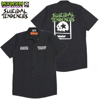 マジカルモッシュミスフィッツ MAGICAL MOSH MISFITS SUICIDAL TENDENCIES x MxMxM “MAGICAL TENDENCIES” WORK SHIRT(BLACK)