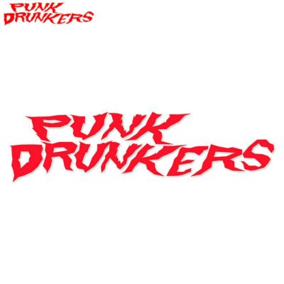 パンクドランカーズ PUNK DRUNKERS カッティングシート/ギザロゴ(RED)