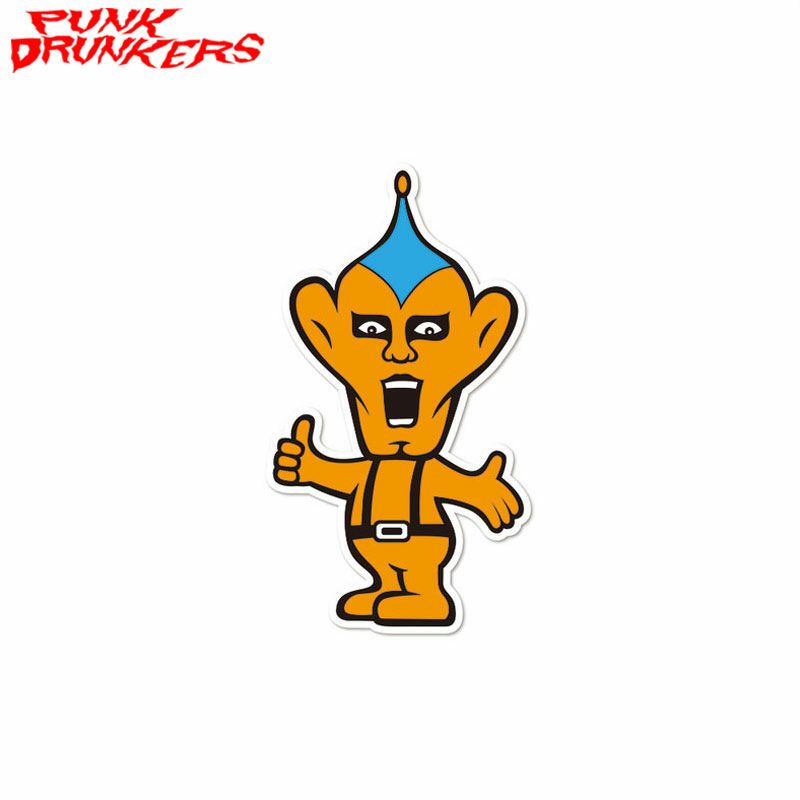 【予約受付】パンクドランカーズPUNKDRUNKERSステッカー/アーポくん(オレンジORANGE)PUNKDRUNKERSステッカーパンクドランカーズステッカーシール
