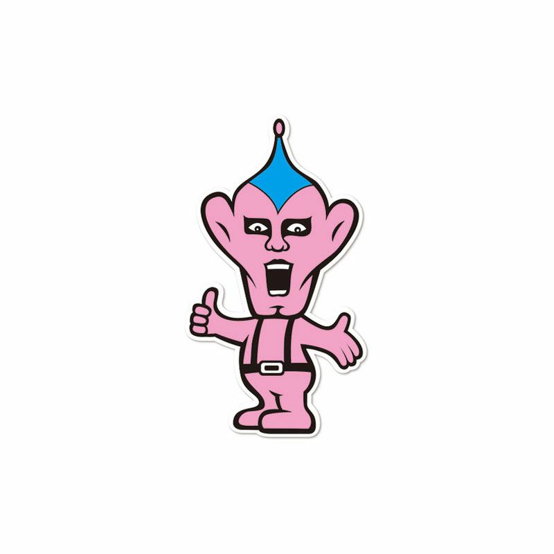 【予約受付】パンクドランカーズPUNKDRUNKERSステッカー/アーポくん(ピンクPINK)PUNKDRUNKERSステッカーパンクドランカーズステッカーシール
