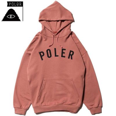 ポーラー POLER STATE APPLIQUE HOOD(BORDEAUX)