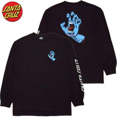 サンタクルーズ SANTA CRUZ SCREAMING HAND LONGSLEEVE TEE(BLACK)