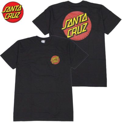 サンタクルーズ SANTA CRUZ CLASSIC DOT CHEST TEE(BLACK)