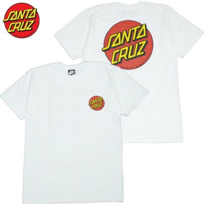 サンタクルーズ SANTA CRUZ CLASSIC DOT CHEST TEE(WHITE)
