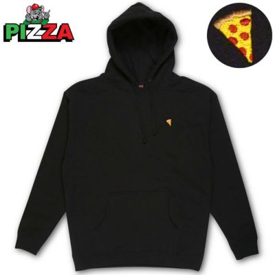 ピザスケートボード PIZZA SKATEBOARDS EMOJI HOODIE(BLACK)