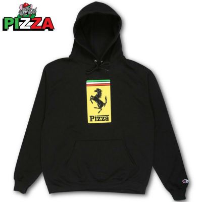 ピザスケートボード PIZZA SKATEBOARDS RARI HOODIE(BLACK)