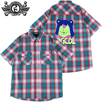 ローリングクレイドル ROLLING CRADLE OMBRE CHECK SHIRT(RED)