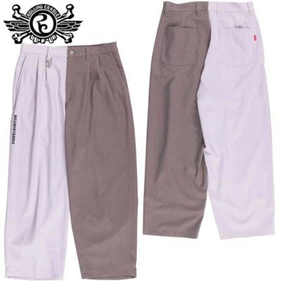 ローリングクレイドル ROLLING CRADLE 2TONE TUCK PANTS(PINK/BROWN)