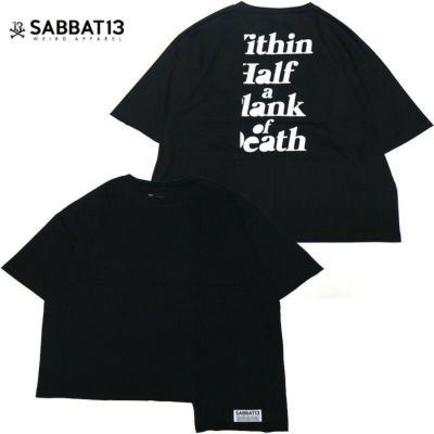 サバトサーティーン SABBAT13 SHABBY S/S T(BLACK)