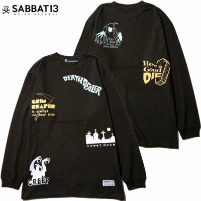 サバトサーティーン SABBAT13 REAPER L/S T(SMOKE BLACK)