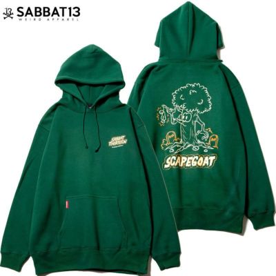 サバトサーティーン SABBAT13 SCAPEGOAT HOODIE(GREEN)