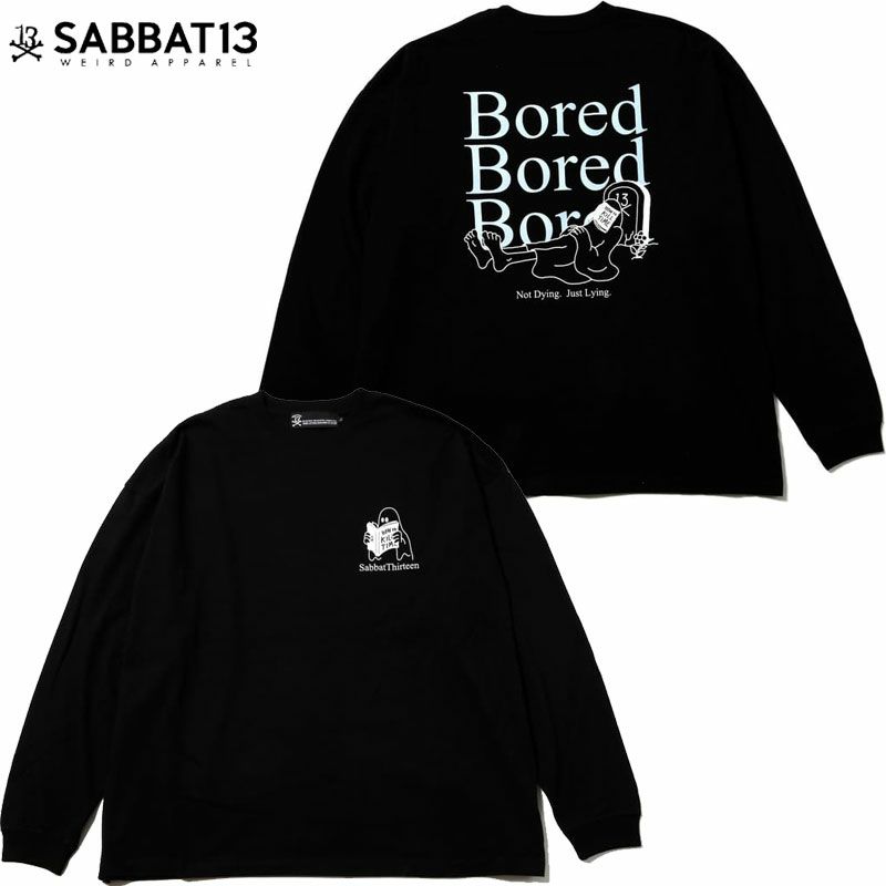 サバトサーティーン SABBAT13 BORED BIG L/S T(BLACK) | 大阪
