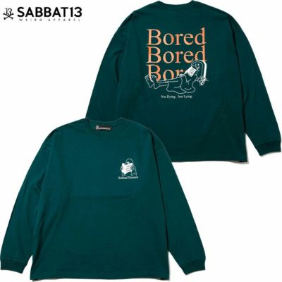サバトサーティーン SABBAT13 BORED BIG L/S T(GREEN)