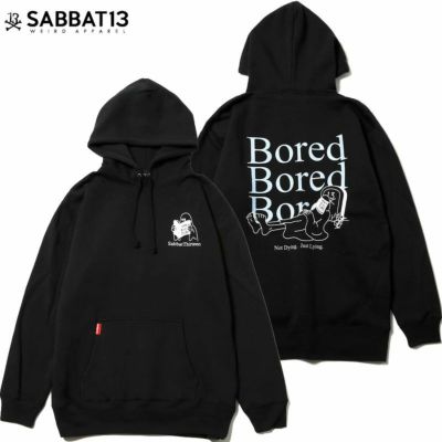 サバトサーティーン SABBAT13 BORED HOODIE(BLACK)