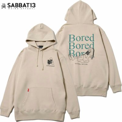 サバトサーティーン SABBAT13 BORED HOODIE(SAND BEIGE)