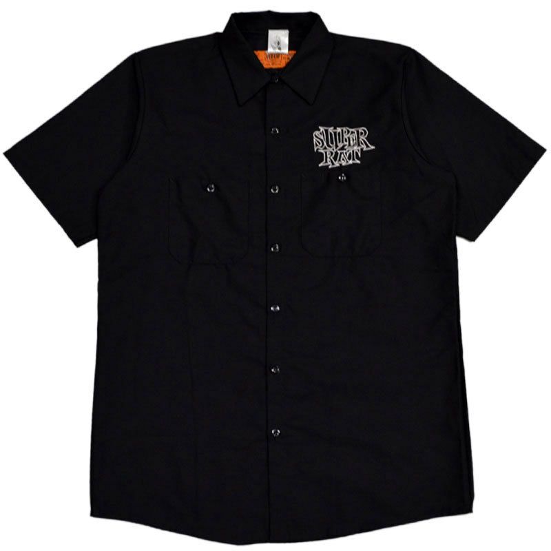 スーパーラット SUPER RAT SCREAMING RAT HAND S/S WORK SHIRT(BLACK) |  大阪心斎橋アメリカ村のセレクトショップWARP(ワープ)の公式オンラインストア！