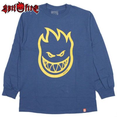 スピットファイヤーウィール SPITFIRE WHEELS BIGHEAD LONGSLEEVE TEE(HARBOR BLUE)