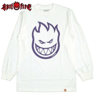 スピットファイヤーウィール SPITFIRE WHEELS BIGHEAD LONGSLEEVE TEE(WHITE)