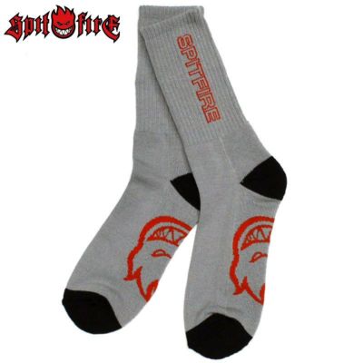 スピットファイヤーウィール SPITFIRE WHEELS CLASSIC 87 SOCKS(CHACOAL/BLACK/RED)