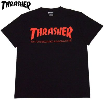スラッシャー THRASHER MAG LOGO.TEE(BLACK/RED) | 大阪心斎橋