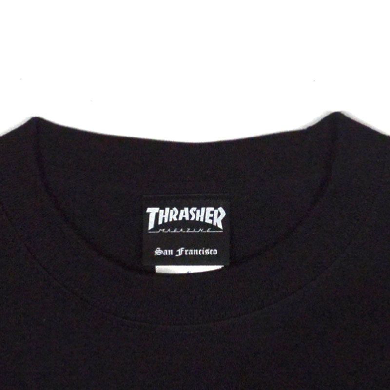 スラッシャー THRASHER MAG LOGO.TEE(BLACK/RED) | 大阪心斎橋