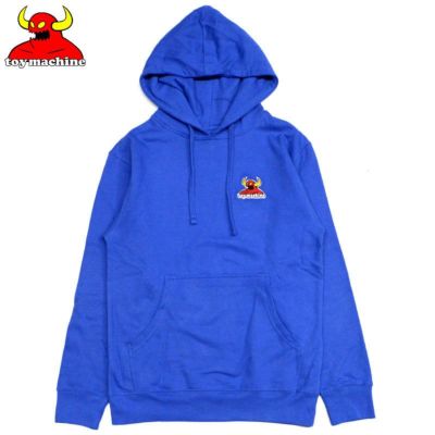 【US】トイマシーン TOY MACHINE MONSTER EMBROIDERED HOODIE(BLUE)