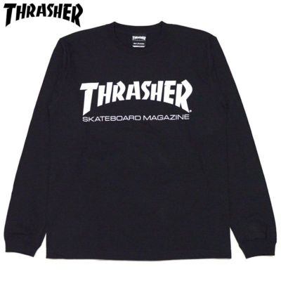 スラッシャー THRASHER MAG LONGSLEEVE(BLACK)