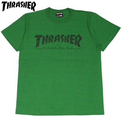 スラッシャー THRASHER ALLOVER HOMETOWN TEE(GREEN)