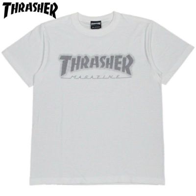 スラッシャー THRASHER DOT HOMETOWN TEE(WHITE/BLACK)