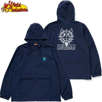 ワールドインダストリーズ WORLD INDUSTRIES HELLRAISER ANORAK JACKET(NAVY)