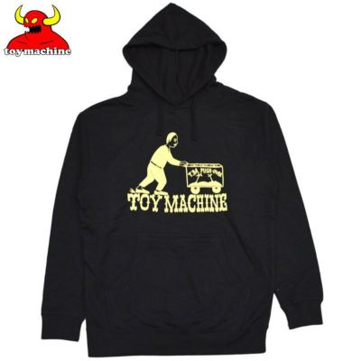 【US】トイマシーン TOY MACHINE PUSH OVER HOOD(BLACK)