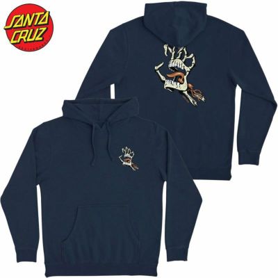 サンタクルーズ SANTA CRUZ BONE HAND CRUZ P/O HOODIE(SLATE BLUE)