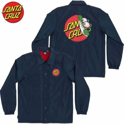サンタクルーズ SANTA CRUZ BEWARE DOT COACH JACKET(NAVY)