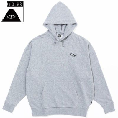 ポーラー POLER EMB HOOD(GRAY)