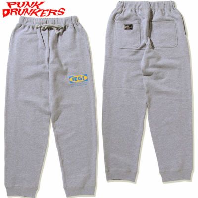 パンクドランカーズ PUNK DRUNKERS IEGIスウェットパンツ(M.GRAY)
