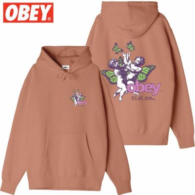オベイ OBEY OBEY IT’S ALL LOVE HOOD(CORK)