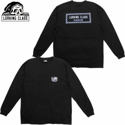 ラーキングクラス LURKING CLASS CHAIN LOGO L/S TEE(BLACK)