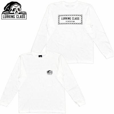 ラーキングクラス LURKING CLASS CHAIN LOGO L/S TEE(WHITE)