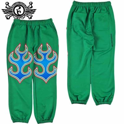 ローリングクレイドル ROLLING CRADLE CLASSIC FIRE SWEAT PANTS(GREEN)