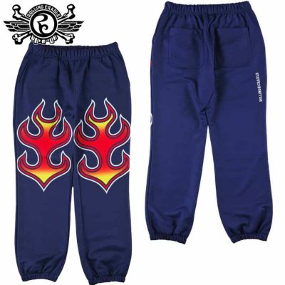 ローリングクレイドル ROLLING CRADLE CLASSIC FIRE SWEAT PANTS(NAVY)