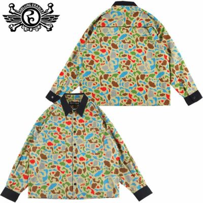 ローリングクレイドル ROLLING CRADLE SWEET CAMO SHIRT(BROWN)