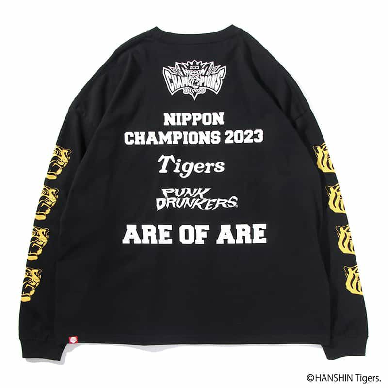 【予約受付】パンクドランカーズPUNKDRUNKERSPDSx阪神タイガース2023AREOFAREロンTEE(ブラック黒BLACK)パンクドランカーズロングTシャツPUNKDRUNKERSロングTシャツパンクドランカーズロンティーPUNKDRUNKERSロンティーロンT阪神タイガースコラボ野球